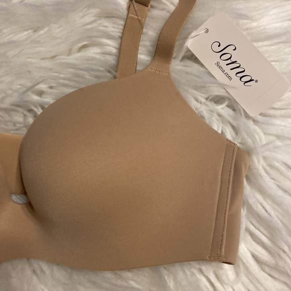 SOMA LIFTING DEMI BRA BRAND NEW SIZE 32A COLOR SOFT TAN - Picture 2 of 8